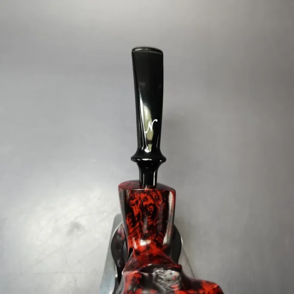 Nording Moss Partially Rusticated Freehand Estate Briar Pipe, Unsmoked - Image 5