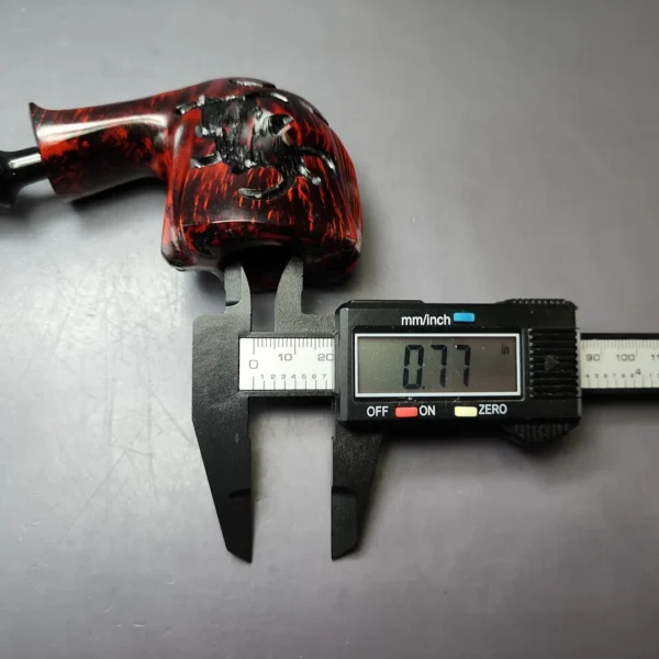 Nording Moss Partially Rusticated Freehand Estate Briar Pipe, Unsmoked - Image 9