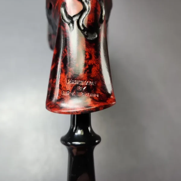 Nording Moss Partially Rusticated Freehand Estate Briar Pipe, Unsmoked - Image 10