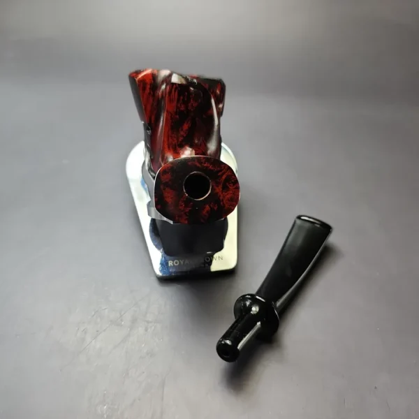 Nording Moss Partially Rusticated Freehand Estate Briar Pipe, Unsmoked - Image 11