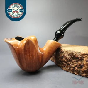 Nording Virgin Grain 1 Smooth Freehand Estate Briar Pipe, Unsmoked