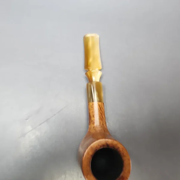 Unknown (Edward's?) Smooth Freehand Sitter Estate Briar Pipe, American Estates - Image 5