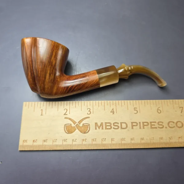 Unknown (Edward's?) XL Smooth Freehand Estate Briar Pipe, American Estates - Image 8