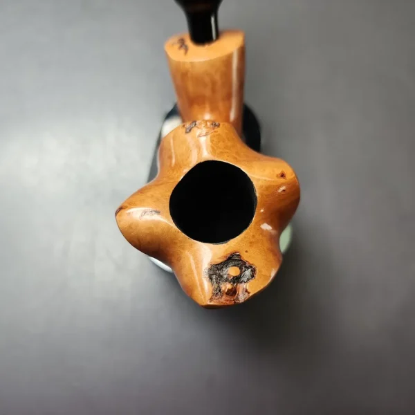 Nording Virgin Grain 1 Smooth Freehand Estate Briar Pipe, Unsmoked - Image 4