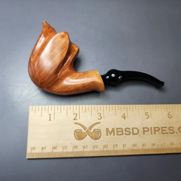Nording Virgin Grain 1 Smooth Freehand Estate Briar Pipe, Unsmoked - Image 8