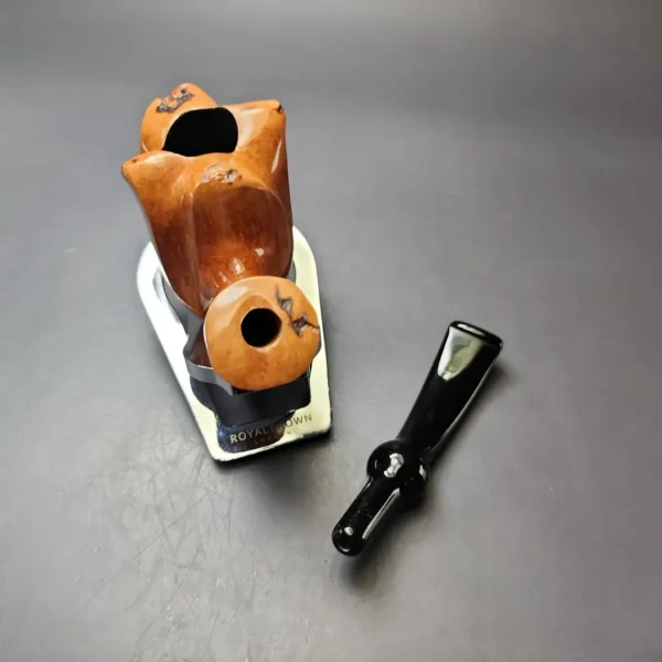 Nording Virgin Grain 1 Smooth Freehand Estate Briar Pipe, Unsmoked - Image 11