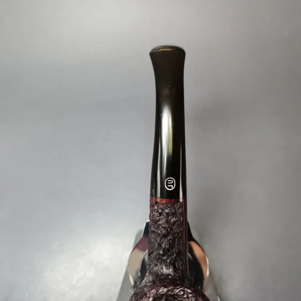 James Upshall Bark Group 5 Rusticated Brandy Estate Briar Pipe, Unsmoked - Image 5