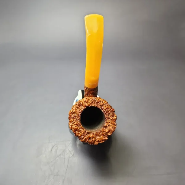 Don Carlos Rusticated Saxophone Dublin Estate Briar Pipe, Italian Estates - Image 7