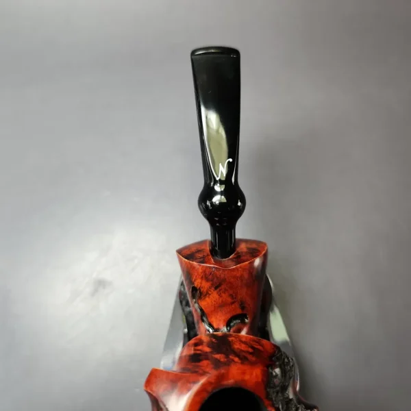 Nording Moss Partially Rusticated Freehand Estate Briar Pipe, Unsmoked - Image 5