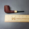 MBSD Briars by Piero Vitale Vintage Sandblasted Billiard w/ Boxwood Briar Pipe, New - Image 8