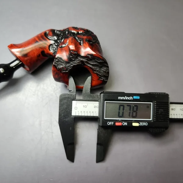 Nording Moss Partially Rusticated Freehand Estate Briar Pipe, Unsmoked - Image 9