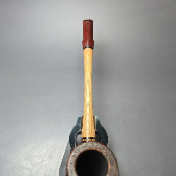 Moonlight Pipes "Sprouting Cavalier" w/ Oak Handmade Briar Pipe, New - Image 7