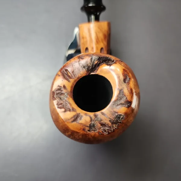 Nording Spruce Cone Partially Rusticated Freehand Estate Briar Pipe, Unsmoked - Image 4