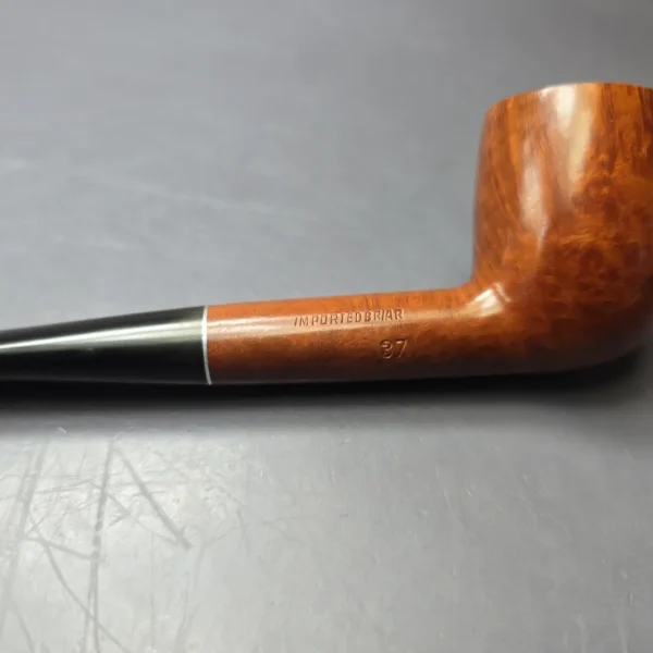Kaywoodie Pre-1955 Super Grain 37 Smooth Billiard Estate Briar Pipe, Unsmoked - Image 8