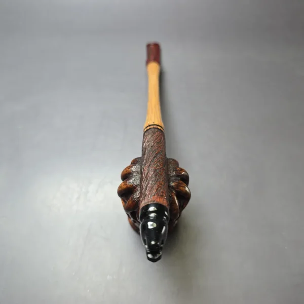 Moonlight Pipes "Sprouting Cavalier" w/ Oak Handmade Briar Pipe, New - Image 8