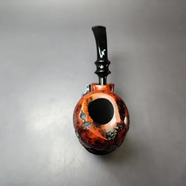 Nording Abstract Partially Rusticated Freehand Estate Briar Pipe, Unsmoked - Image 6