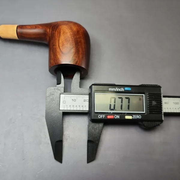 MBSD Briars by Vitale Sienna Contrast Smooth Billiard w/ Boxwood Briar Pipe, New - Image 9