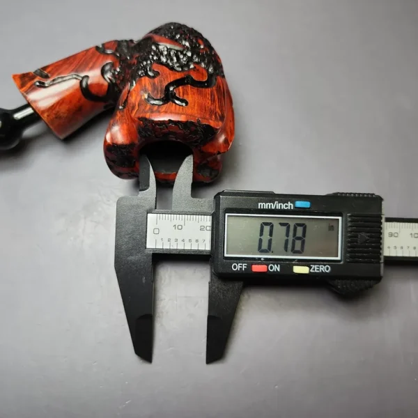 Nording Moss Partially Rusticated Freehand Estate Briar Pipe, Unsmoked - Image 11