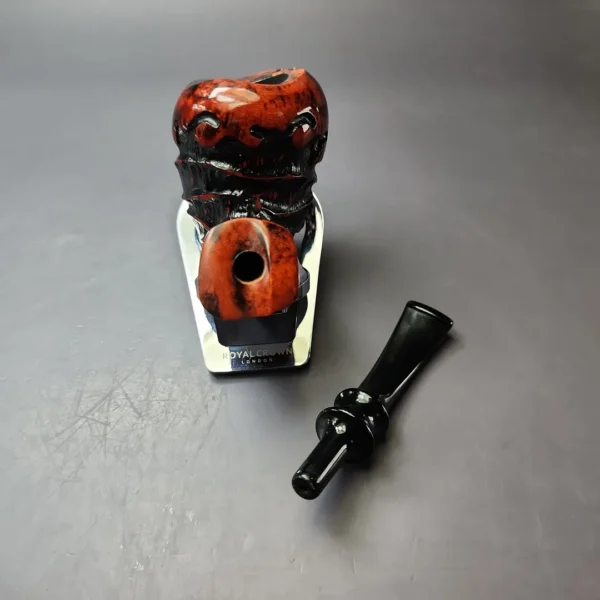 Nording Abstract Partially Rusticated Freehand Estate Briar Pipe, Unsmoked - Image 11