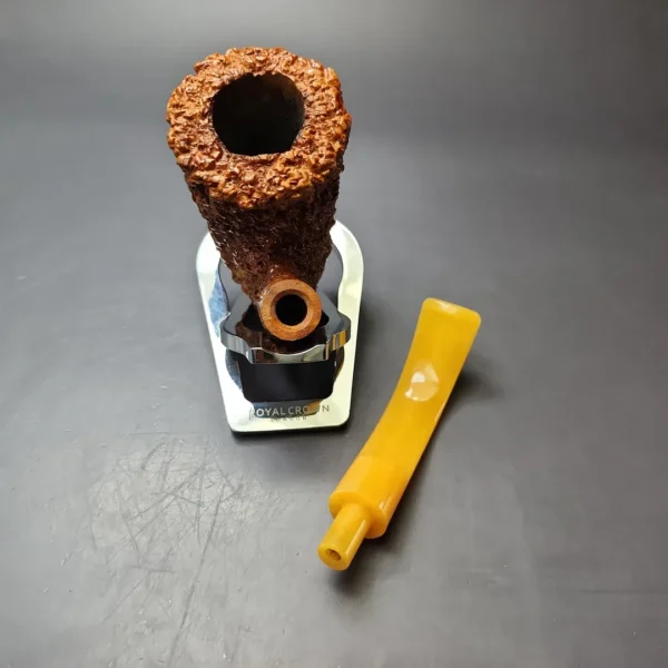 Don Carlos Rusticated Saxophone Dublin Estate Briar Pipe, Italian Estates - Image 11