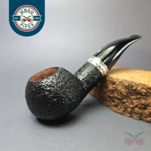 Savinelli Trevi 320 KS Rusticated Author Estate Briar Pipe, Italian Estates, 6mm