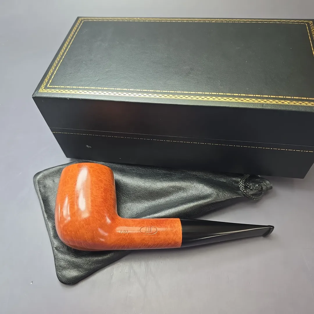 Dunhill 2000 Root Briar 6103 Smooth Billiard Estate Briar Pipe, Unsmoked - Image 2