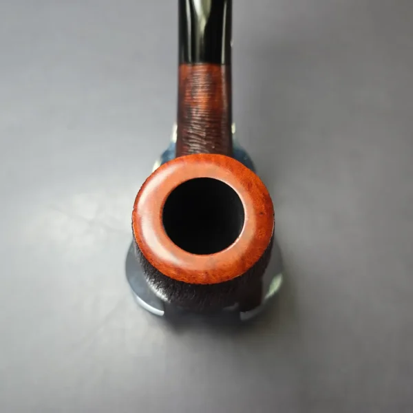 Stanwell Brushed Bent Billiard Estate Briar Pipe, Unsmoked, 9mm - Image 6