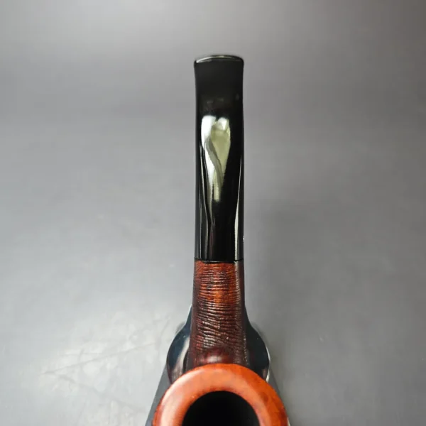 Stanwell Brushed Bent Billiard Estate Briar Pipe, Unsmoked, 9mm - Image 7