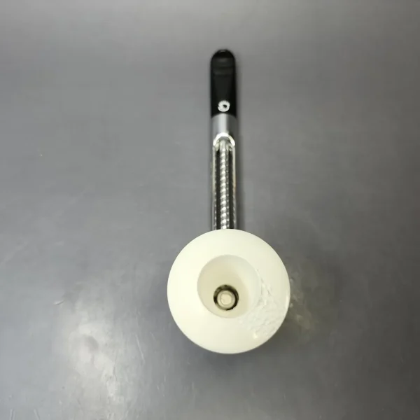 Falcon Chrome Dental w/ MBSD Meerschaum Dublin Block Meerschaum Bowl Pipe, New - Image 6