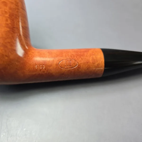 Dunhill 2000 Root Briar 6103 Smooth Billiard Estate Briar Pipe, Unsmoked - Image 9