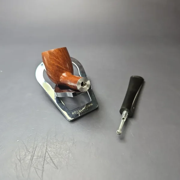 Kaywoodie Pre-1955 Super Grain 37 Smooth Billiard Estate Briar Pipe, Unsmoked - Image 11