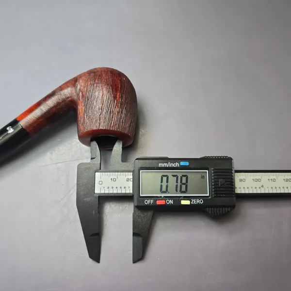 Stanwell Brushed Bent Billiard Estate Briar Pipe, Unsmoked, 9mm - Image 10