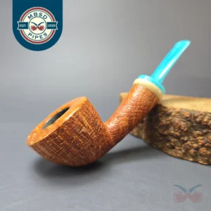 Yeti Pipes Partially Sandblasted Dublin w/ Mammoth & Bakelite Estate Briar Pipe, American Estates