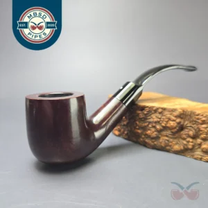 Dunhill 1997 Bruyere 5215 Smooth Bent Pot Estate Briar Pipe, English Estates