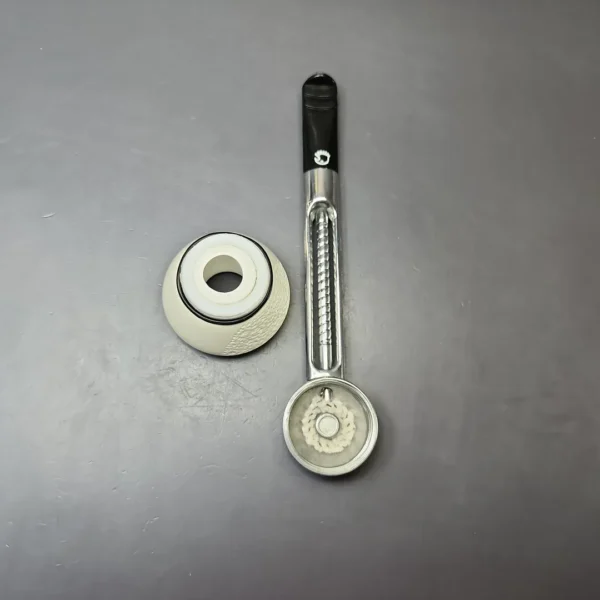 Falcon Chrome Dental w/ MBSD Meerschaum Dublin Block Meerschaum Bowl Pipe, New - Image 8