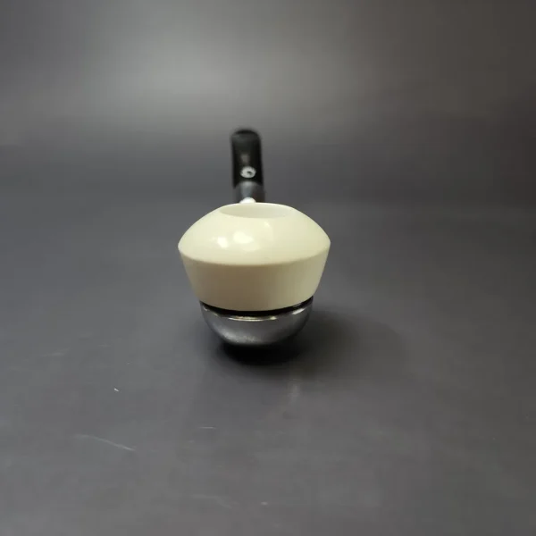 Falcon Classic Bent Multipurpose w/ MBSD Meerschaum Rhodesian Block Meerschaum Bowl Pipe, New - Image 3