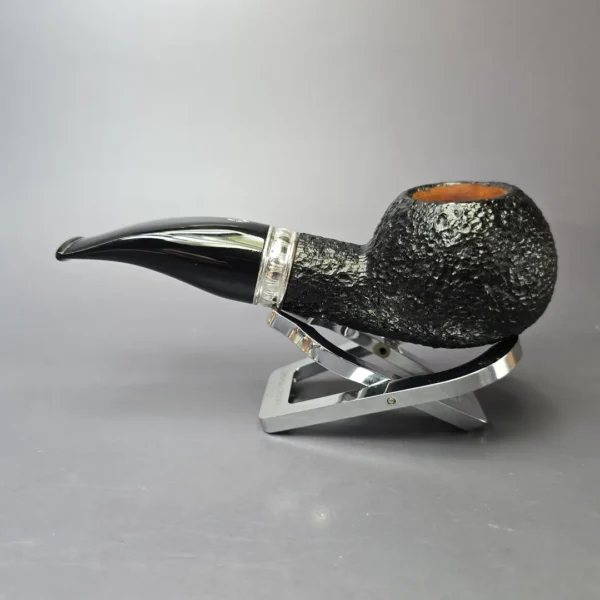 Savinelli Trevi 320 KS Rusticated Author Estate Briar Pipe, Italian Estates, 6mm - Image 4