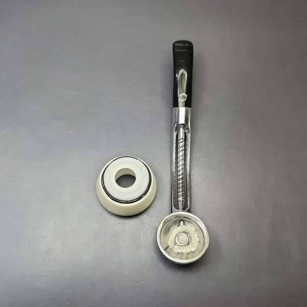 Falcon Classic Bent Multipurpose w/ MBSD Meerschaum Rhodesian Block Meerschaum Bowl Pipe, New - Image 10