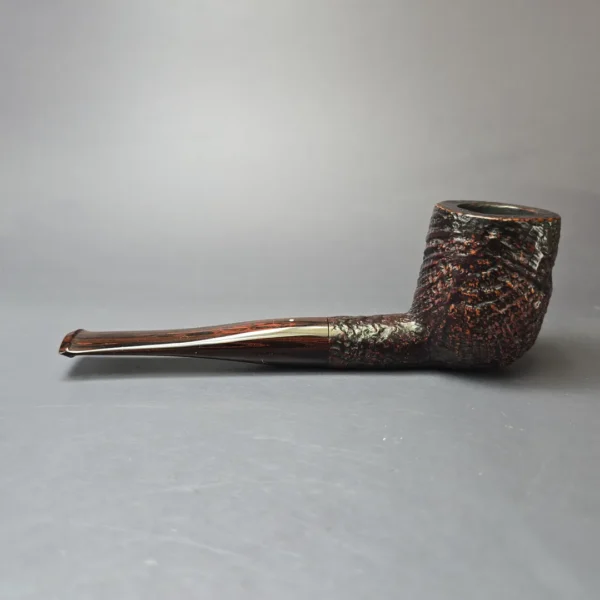 Dunhill Shell Briar ODA 843 Sandblasted Billiard Estate Briar Pipe, English Estates - Image 4
