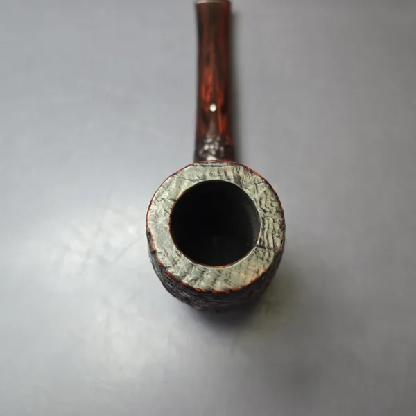 Dunhill Shell Briar ODA 843 Sandblasted Billiard Estate Briar Pipe, English Estates - Image 5