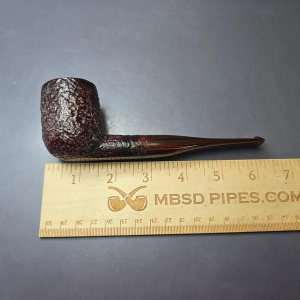 Dunhill Shell Briar ODA 843 Sandblasted Billiard Estate Briar Pipe, English Estates - Image 9