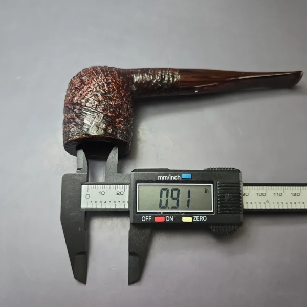 Dunhill Shell Briar ODA 843 Sandblasted Billiard Estate Briar Pipe, English Estates - Image 10