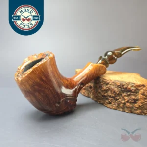 Edward's XL Spot Carved Freehand Estate Briar Pipe, American Estates