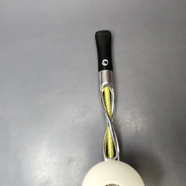 Falcon Shillelagh Green w/ MBSD Meerschaum Rhodesian Block Meerschaum Bowl Pipe, New - Image 5