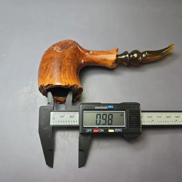 Edward's XL Spot Carved Freehand Estate Briar Pipe, American Estates - Image 10