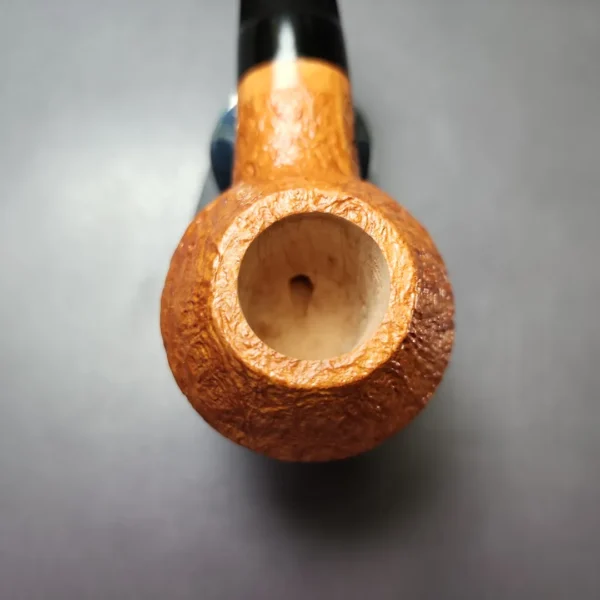 Morgan BlackJack 10th Anniversary Sandblasted Rhodesian Estate Briar Pipe, Unsmoked - Image 5