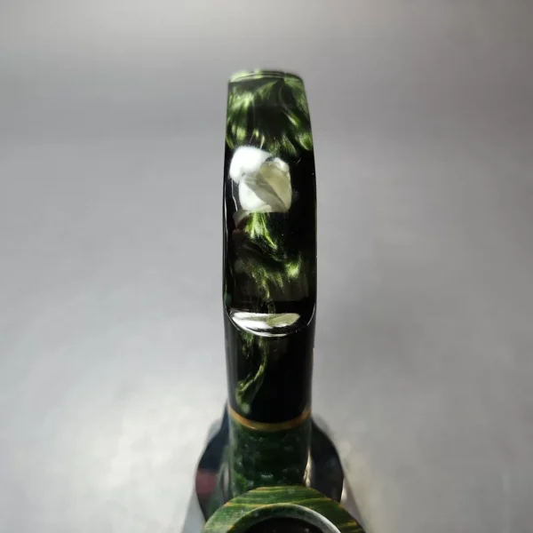 Savinelli Alligator Green 614 Rusticated Oom Paul Estate Briar Pipe, Italian Estates - Image 5