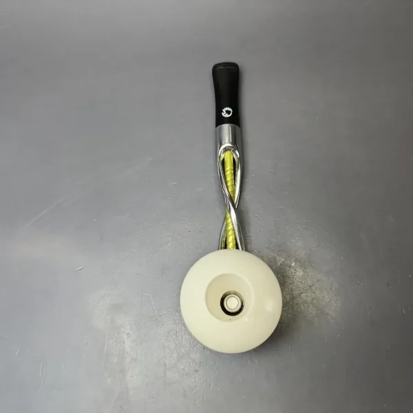 Falcon Shillelagh Green w/ MBSD Meerschaum Rhodesian Block Meerschaum Bowl Pipe, New - Image 6