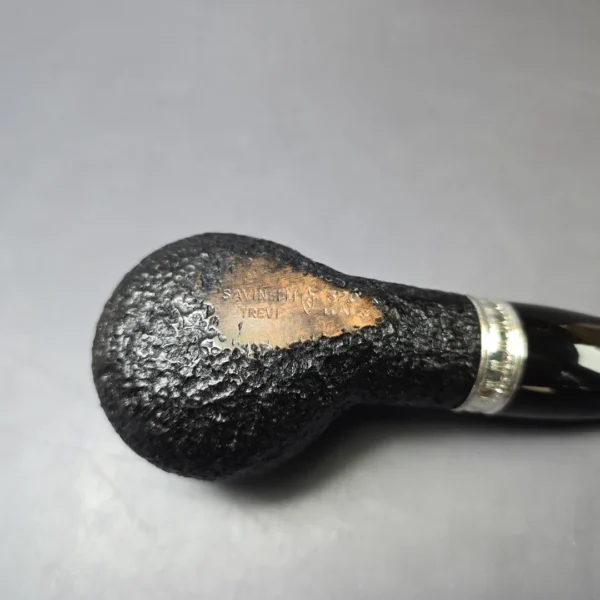 Savinelli Trevi 320 KS Rusticated Author Estate Briar Pipe, Italian Estates, 6mm - Image 7