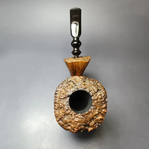 Sven Lar B Magnum Spot Carved Freehand Estate Briar Pipe, American Estates - Image 7